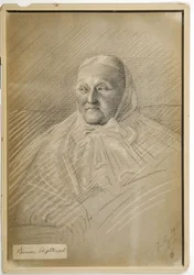 Florence Nightingale i sängen, 1908